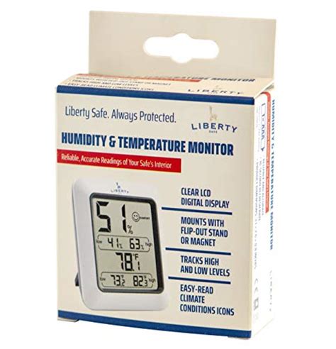 gun safe moisture meter|liberty safe humidity monitor.